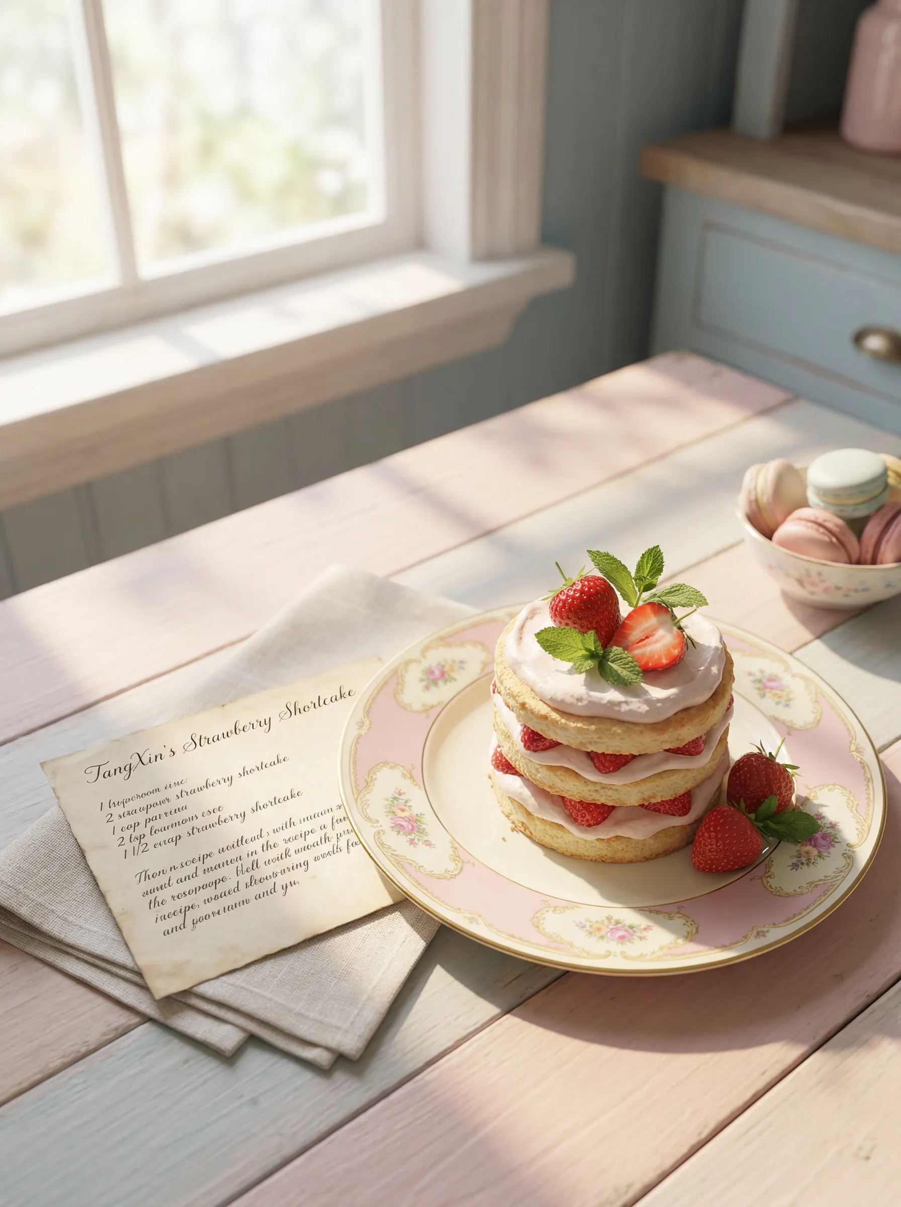 草莓蛋糕的故事 - 糖心影视 | 甜蜜分享