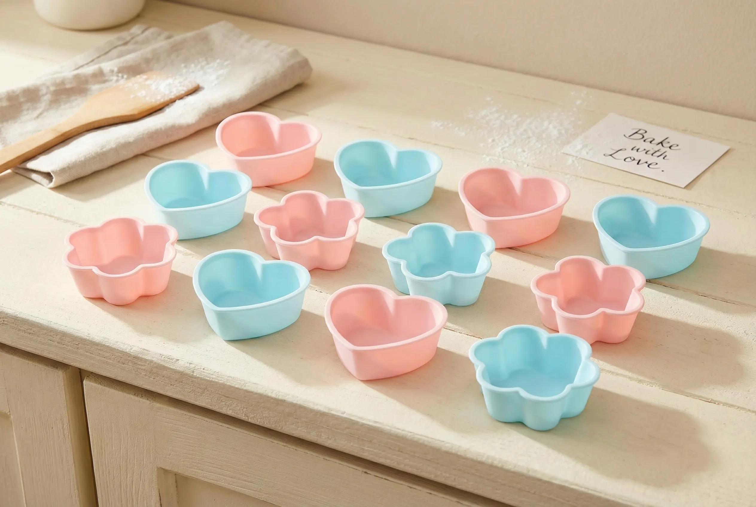 硅胶烘焙模具套装 - 糖心影视 | 甜品模具